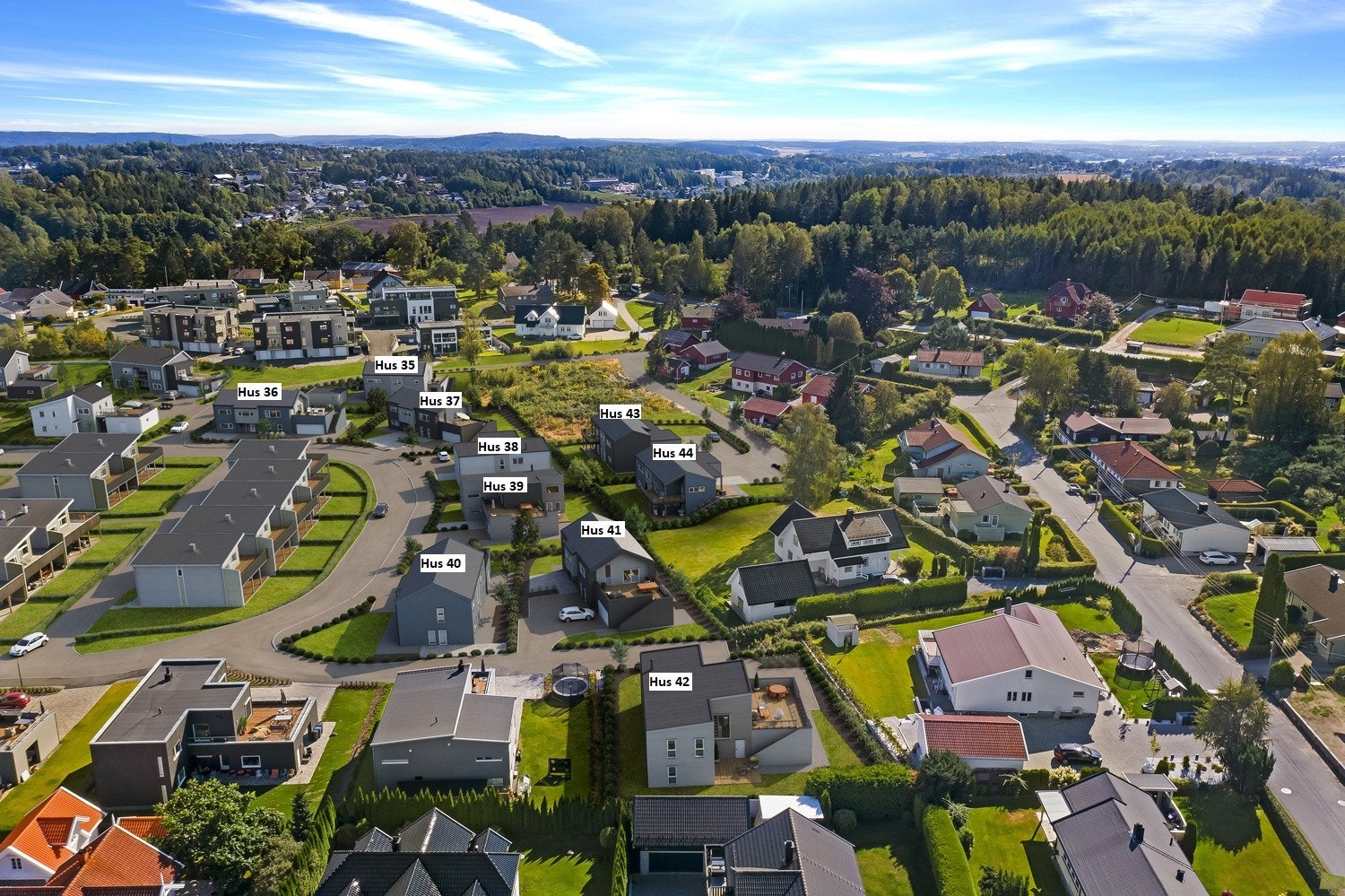 Illustrasjon nord/sør med husnr Galleribilde