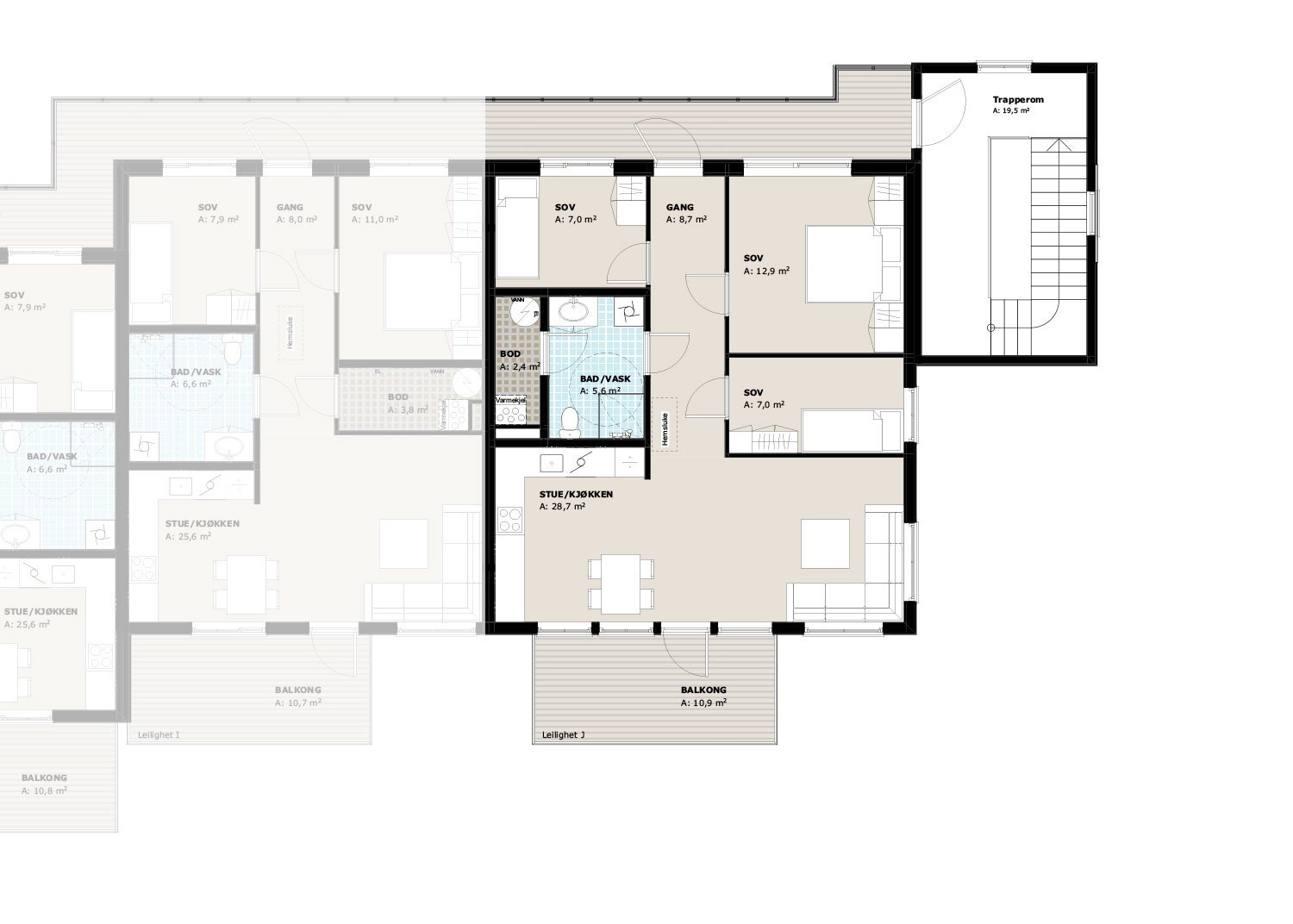 Plantegning Galleribilde