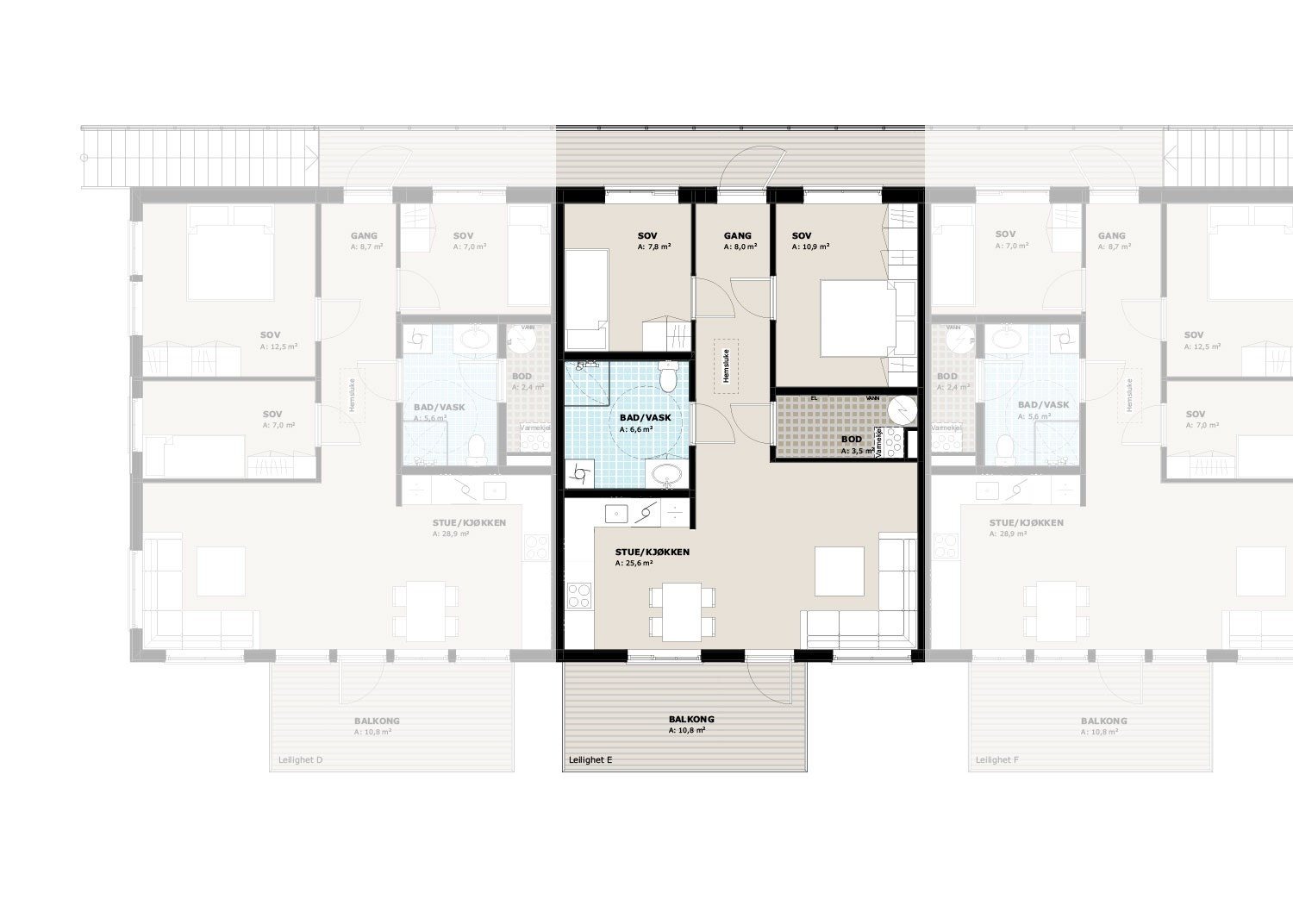 Plantegning Galleribilde