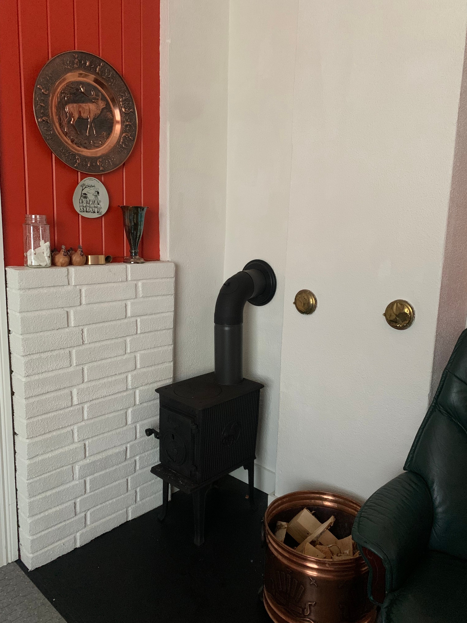 Dagligstue peis Galleribilde