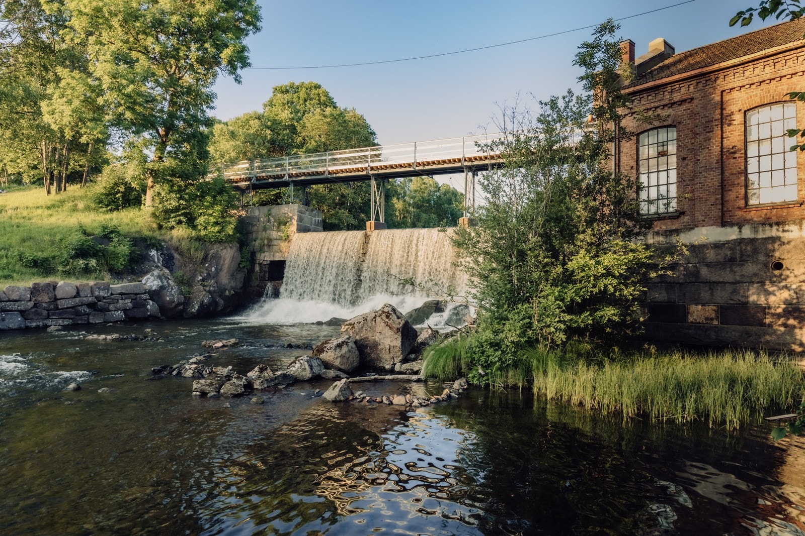 Fra en av de mange koselige plassene langs Akerselva, bare en liten spasertur fra der vi bygger Galleribilde