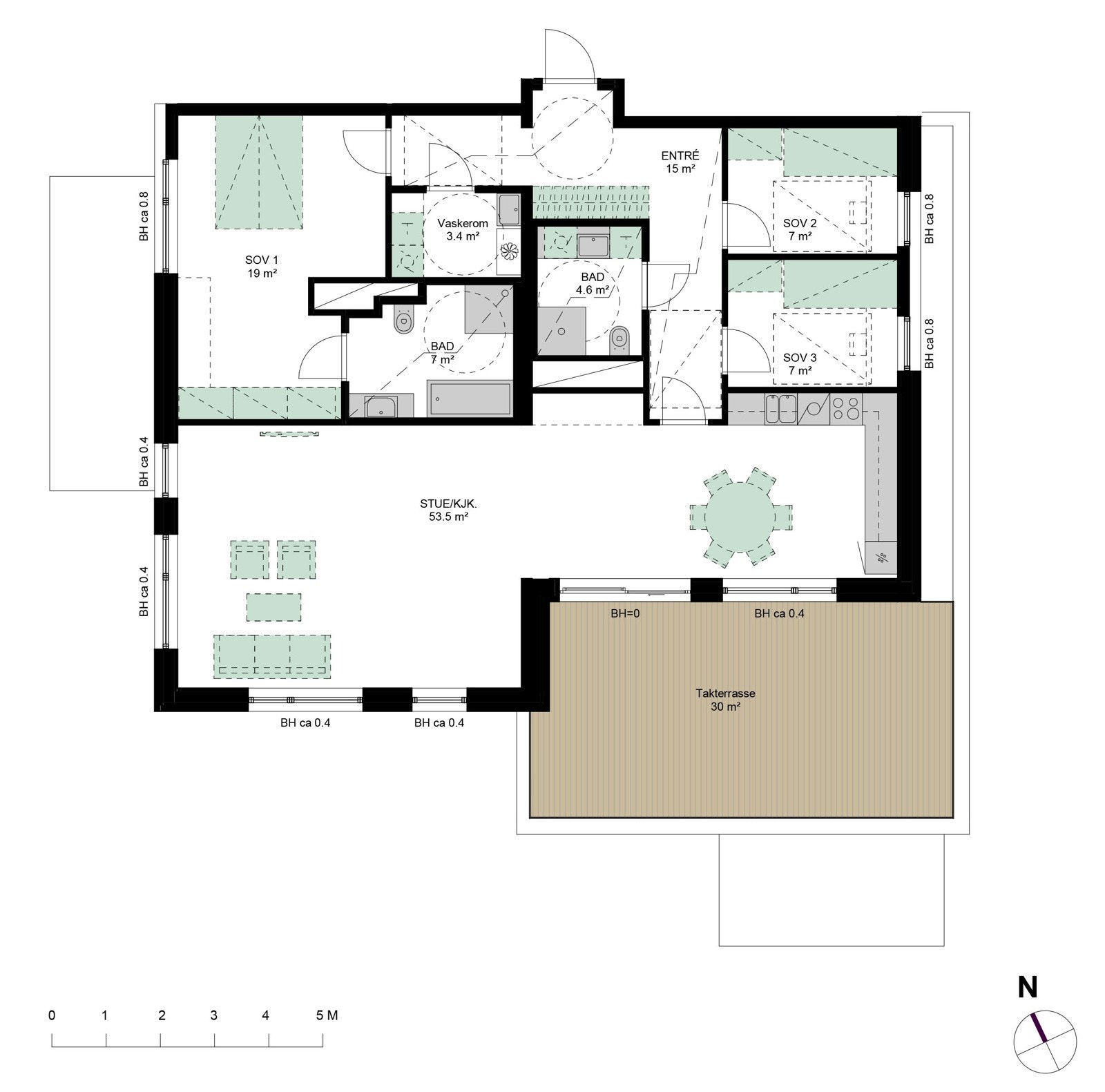 Ager Borettslag - oppgang F - Leilighet 6057 Galleribilde