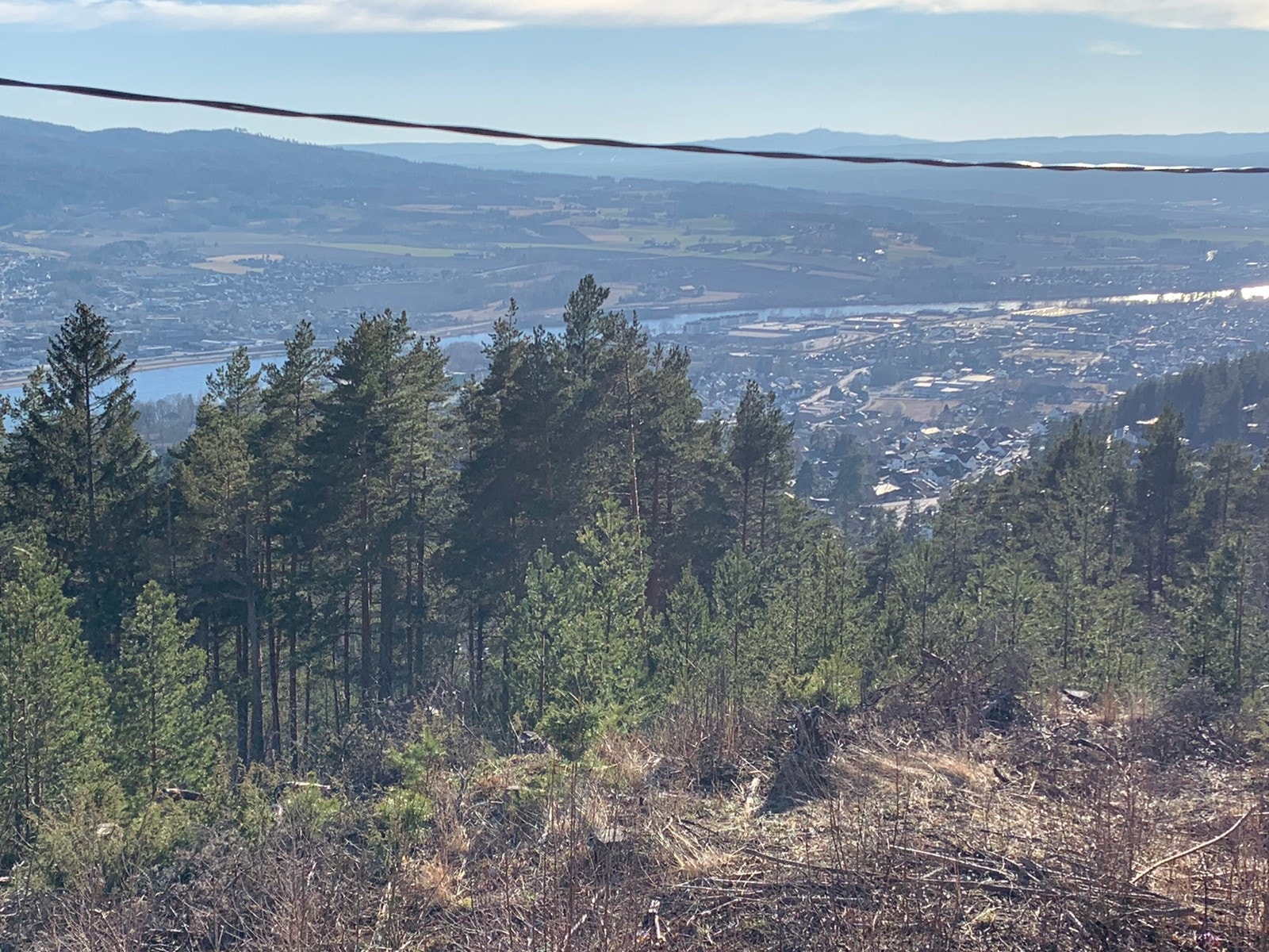 Utsikt fra veranda Galleribilde