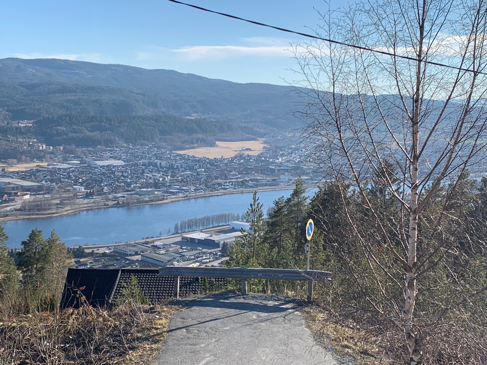 Utsikt fra veranda Galleribilde