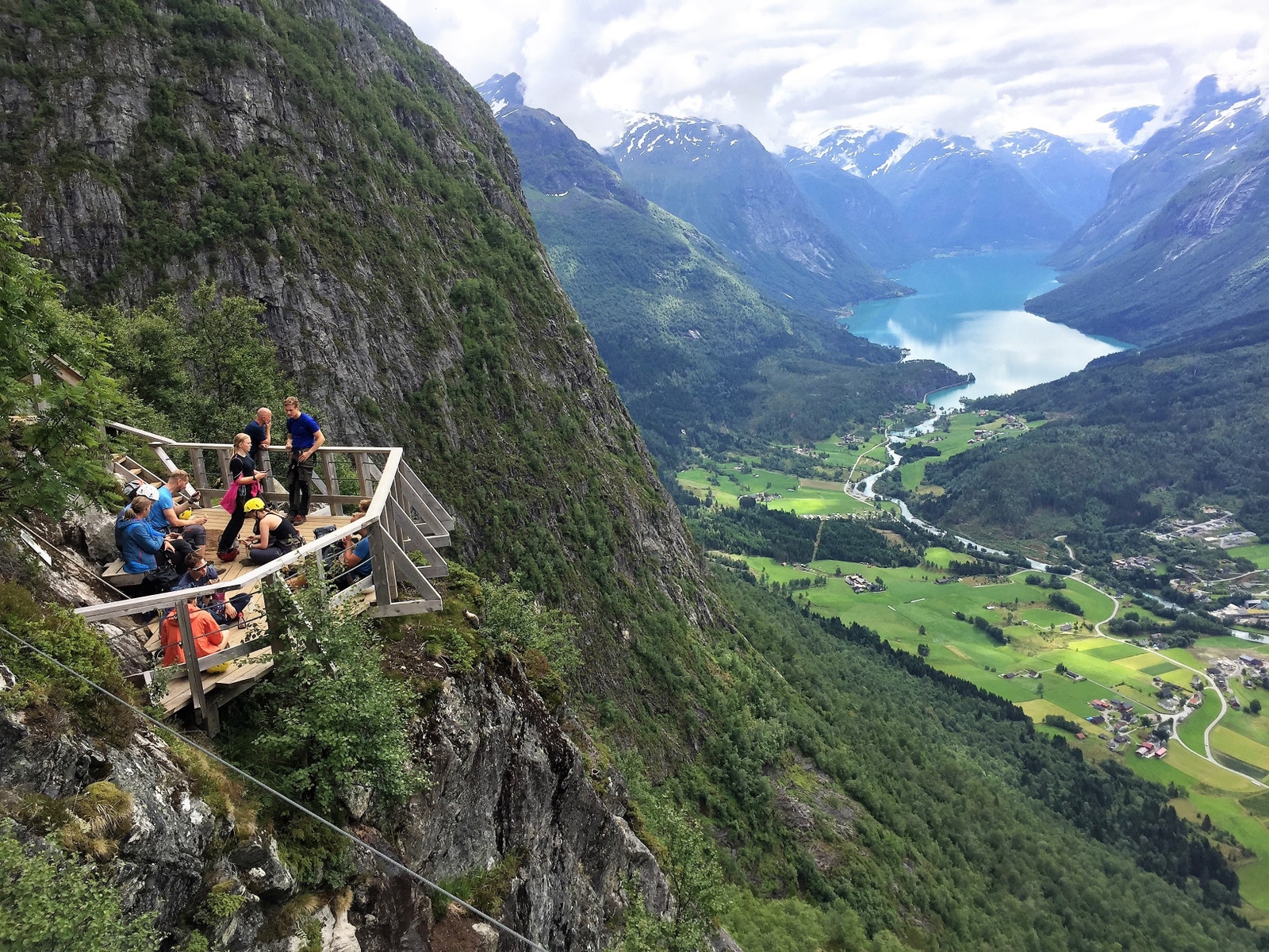 Klatre i fjellet Galleribilde