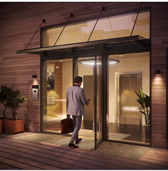 Hovedinngang bygg A (illustrationsbilde fra utbyggers prospekt) Galleribilde