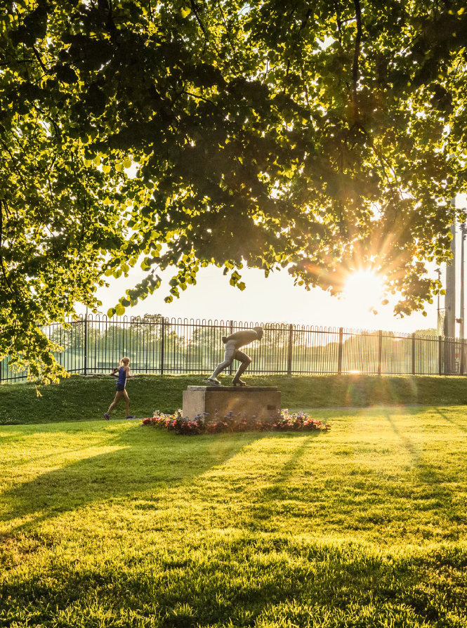 Frogner stadion (illustrationsbilde fra utbyggers prospekt) Galleribilde
