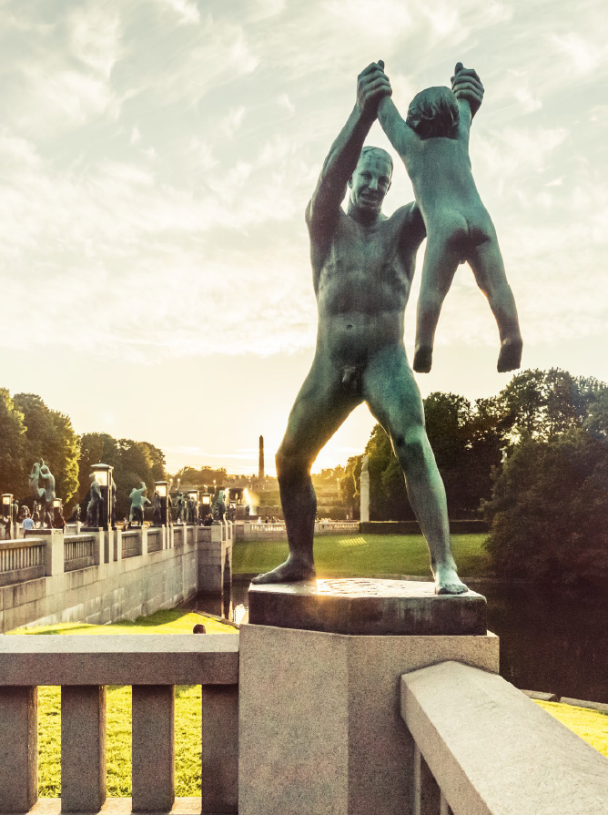 Frognerparken (illustrationsbilde fra utbyggers prospekt) Galleribilde