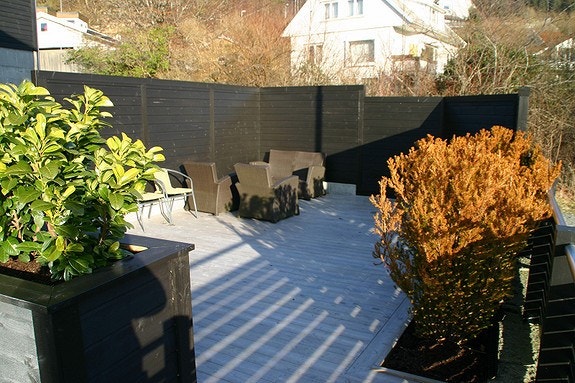 Skjermet uteplass Galleribilde