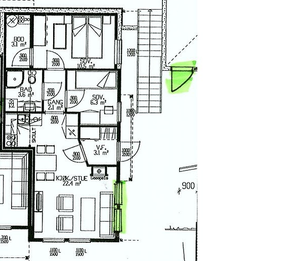 Plantegning Galleribilde