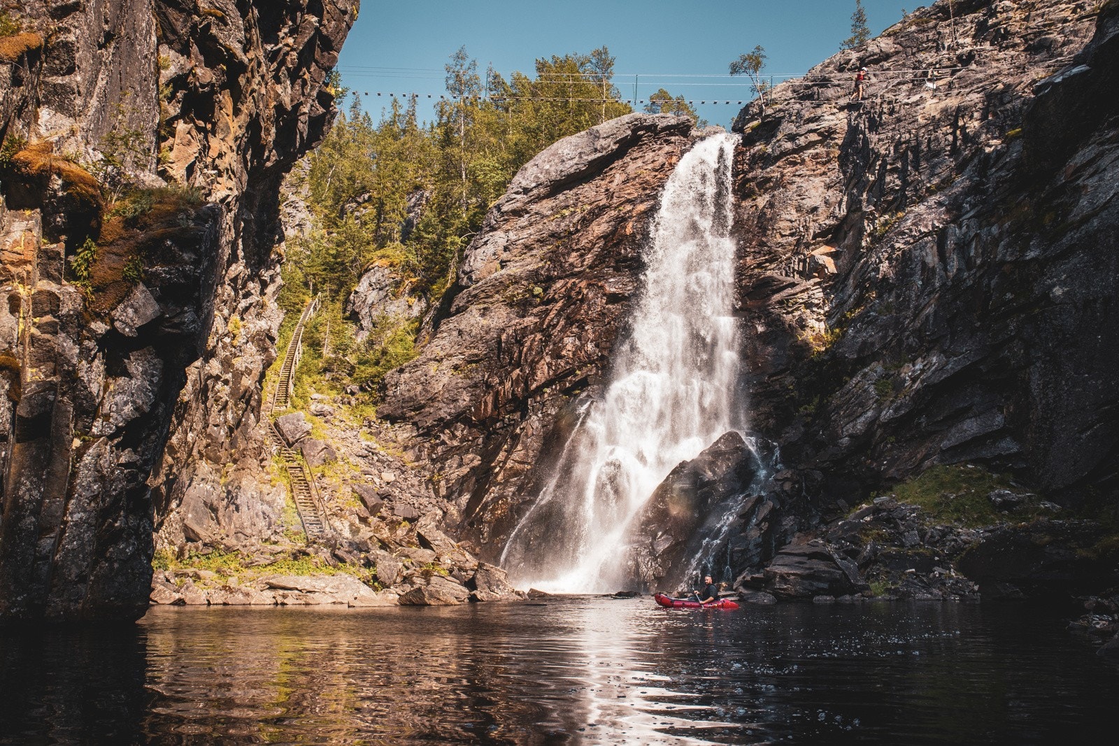 Like i nærheten finner man Brudesløret, en kort men trivelig tur enten det er sommer eller vinter. Galleribilde