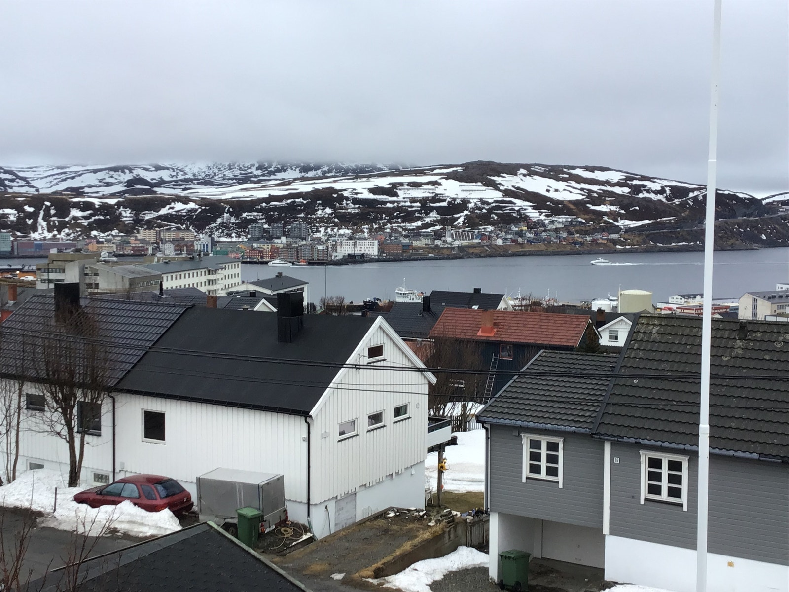 Utsikt fra takvindu. Galleribilde