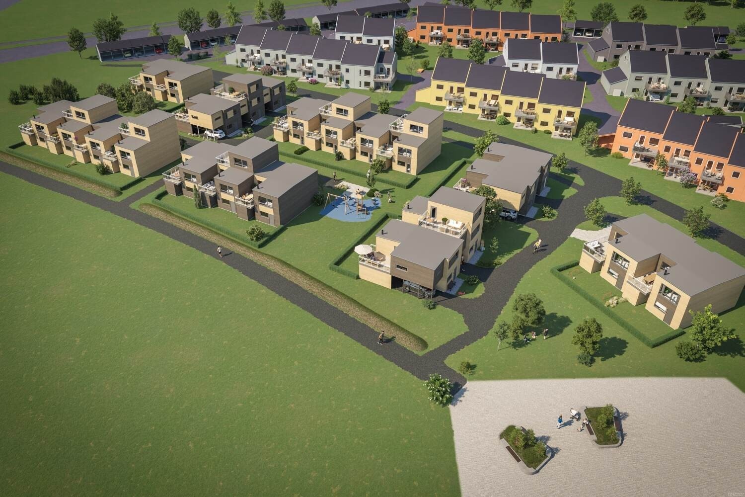 Prosjektet sett ovenfra Galleribilde