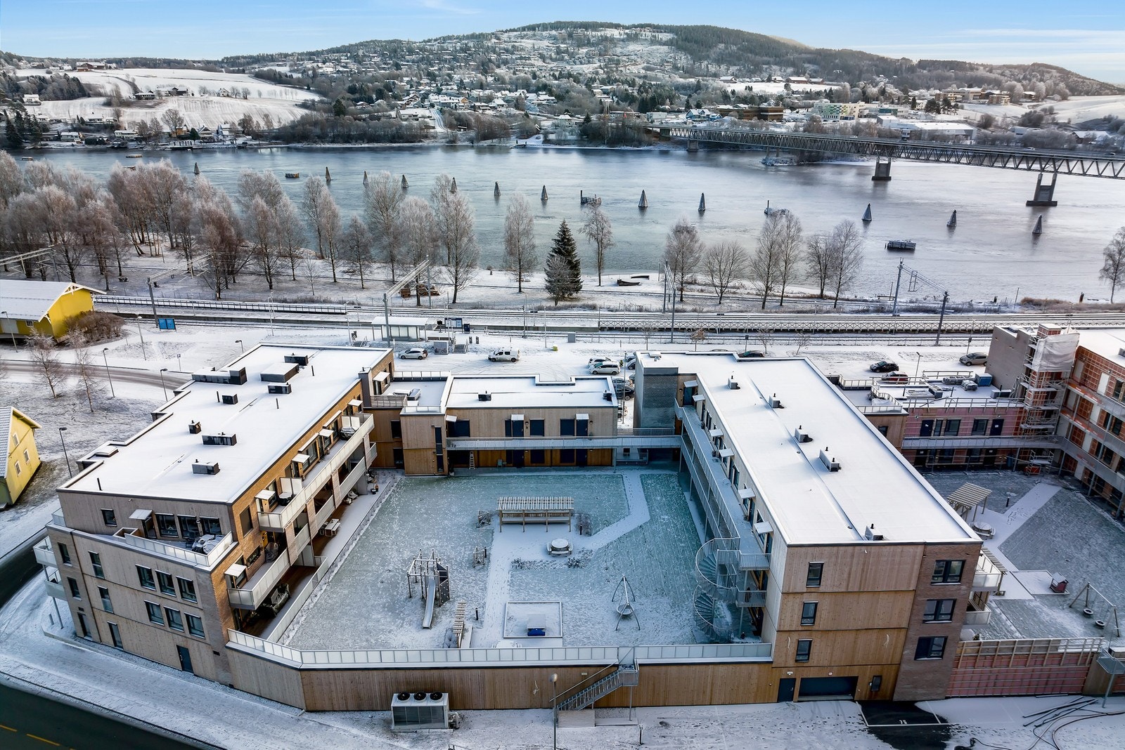 Oversikt over byggene Galleribilde