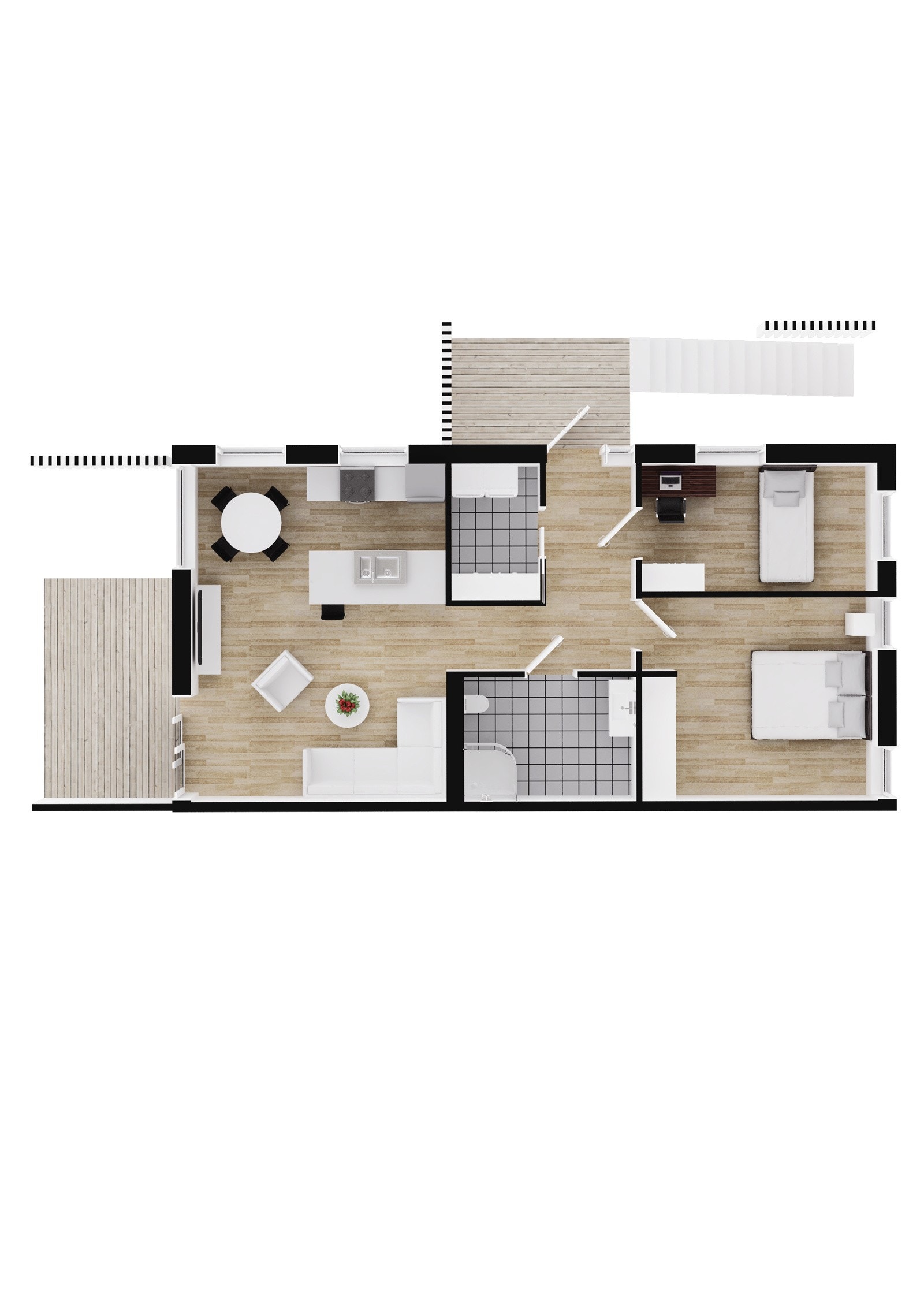 Plantegning 2.etg - 10H og 10L Galleribilde