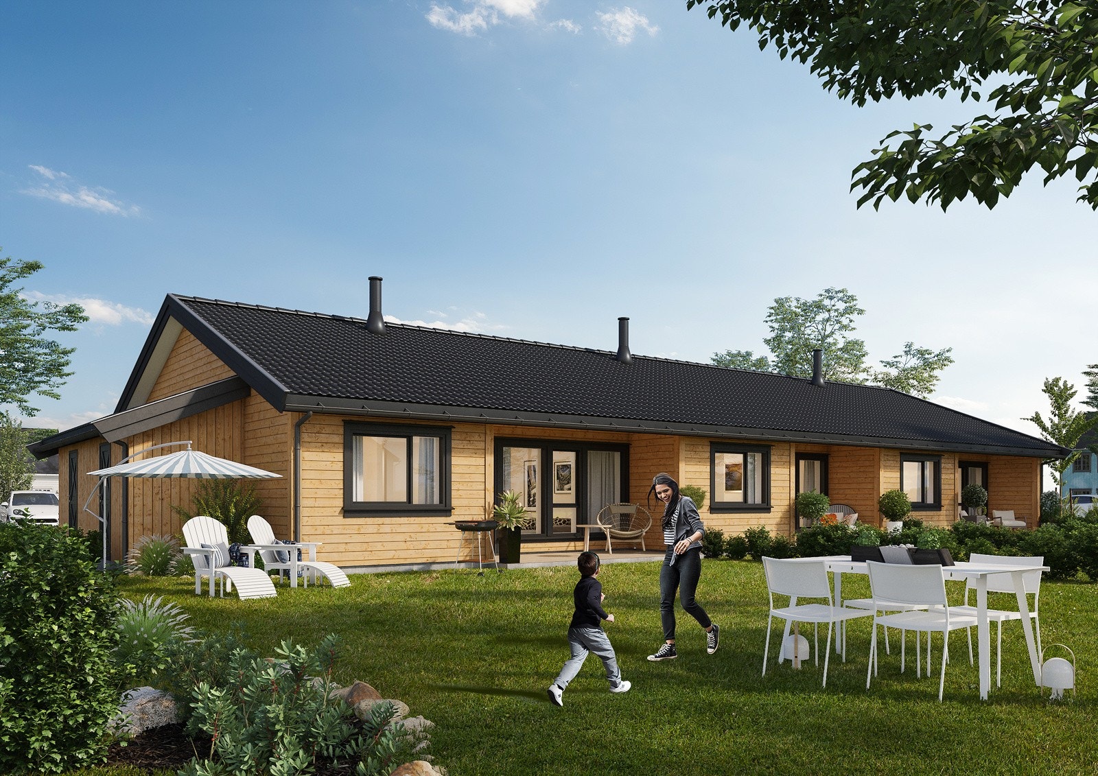 3-mannsboligPrøvenlia.Sett.Fra.Vest Galleribilde