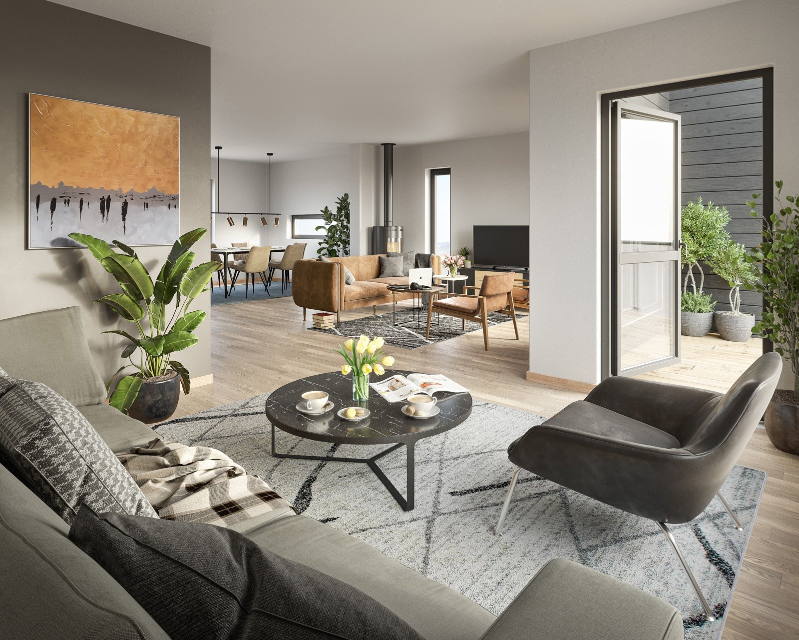 Stue hus 15-17 Galleribilde