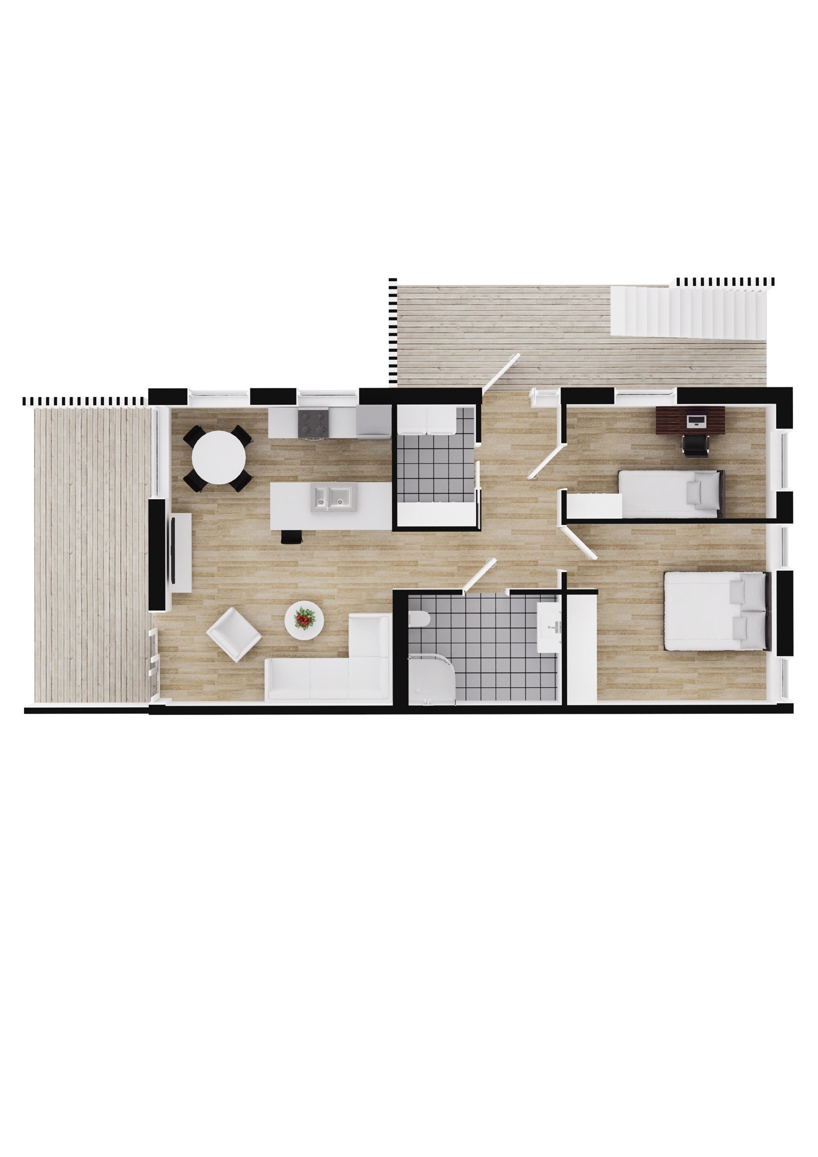 Plantegning 1.etg - Leilighet 10F og 10J Galleribilde