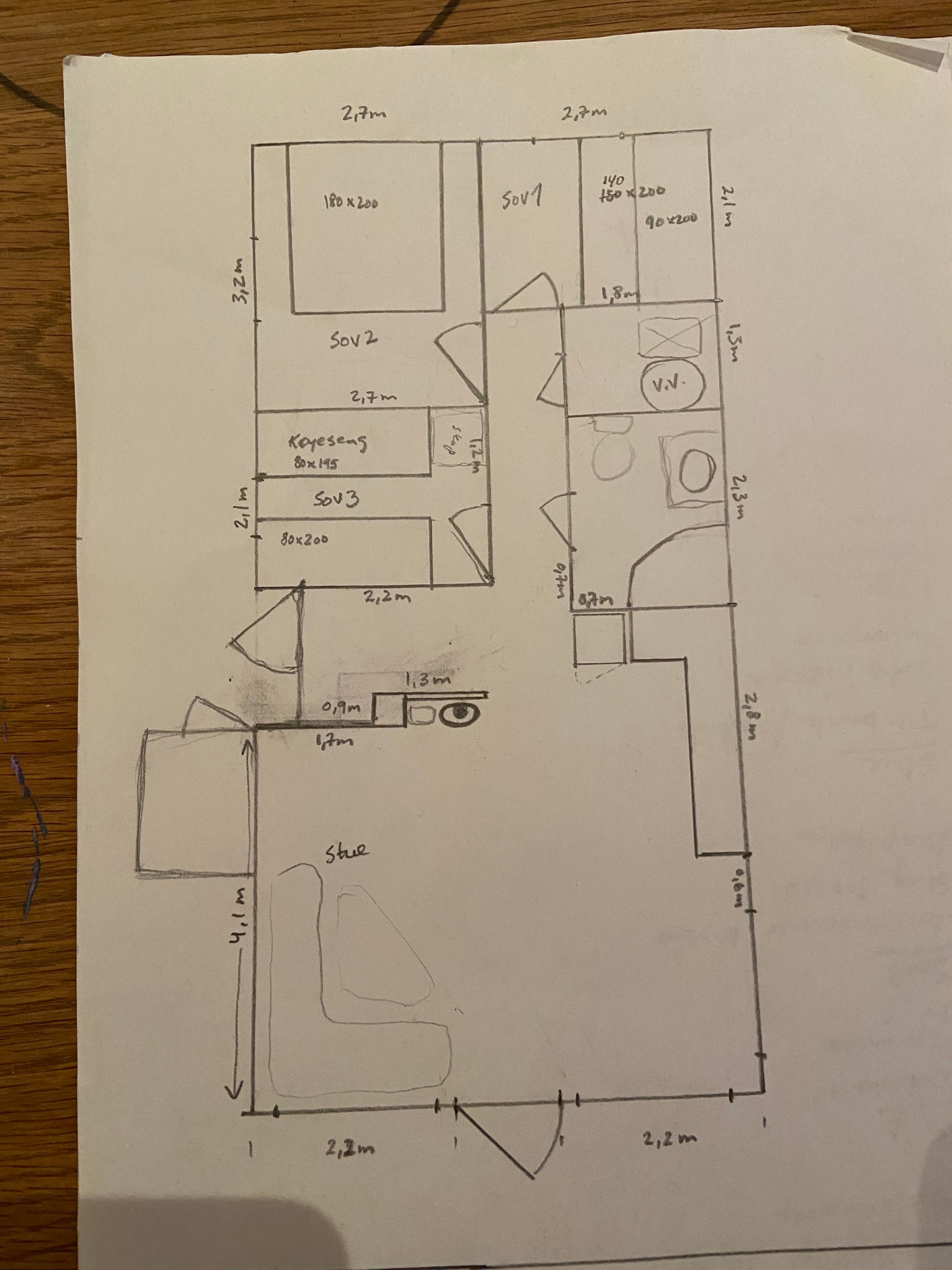 Plantegning Galleribilde