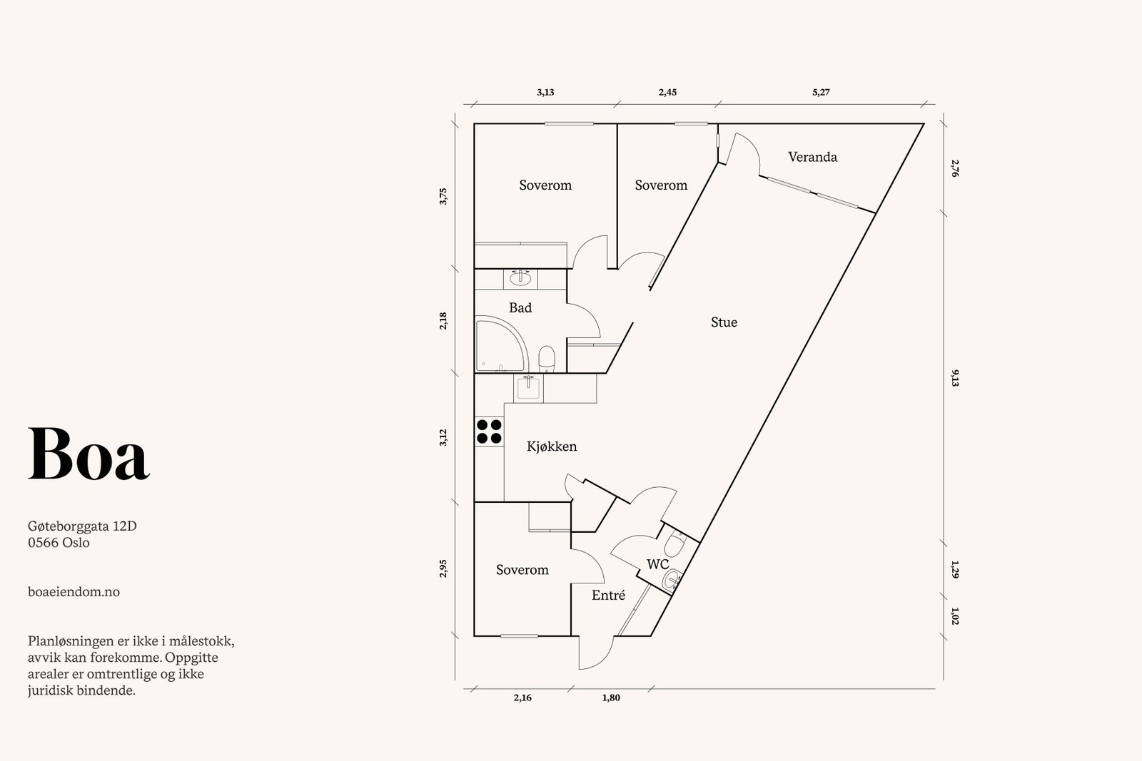 Plantegning. Galleribilde
