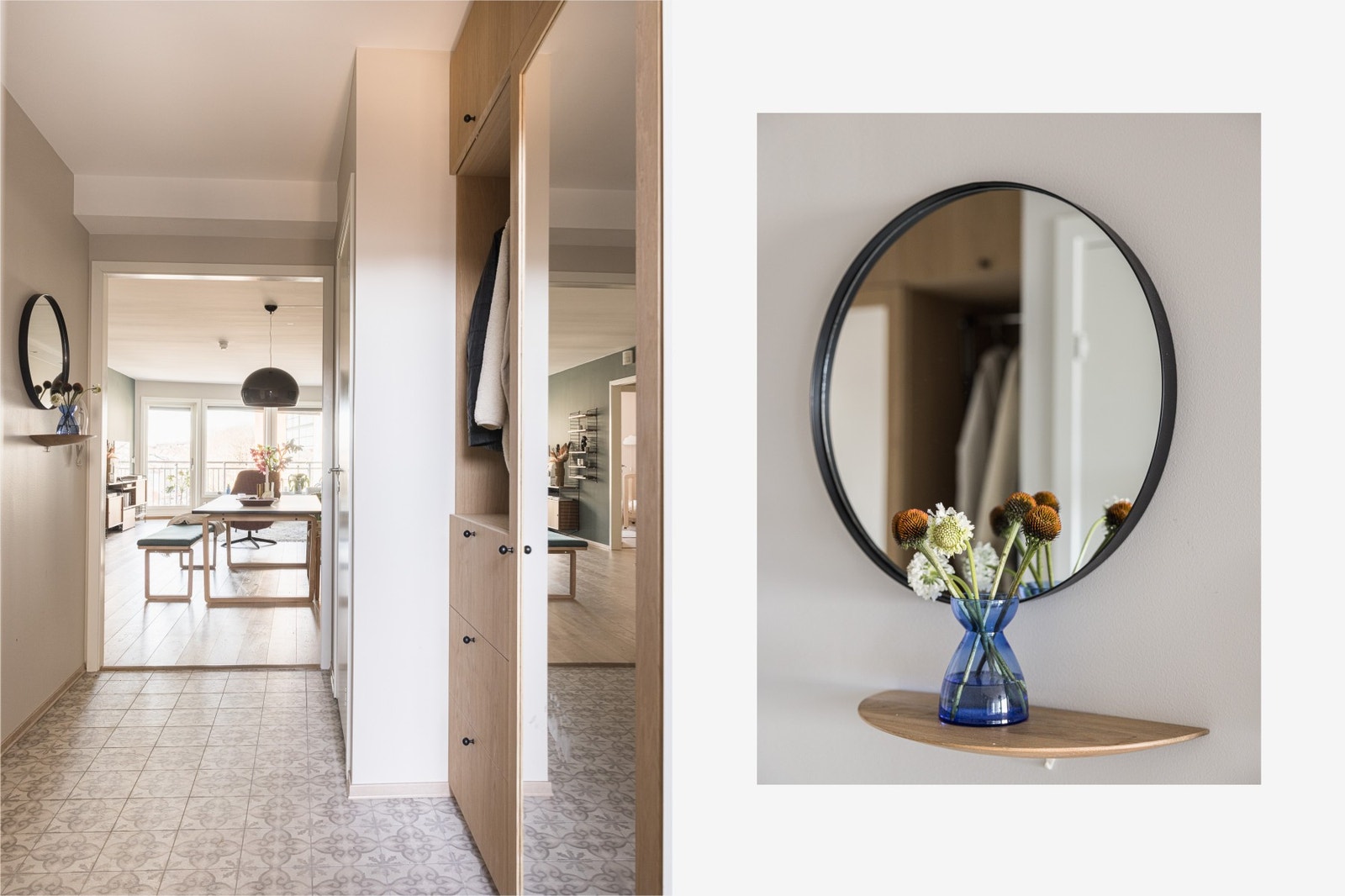 Lys og romslig entré. Galleribilde