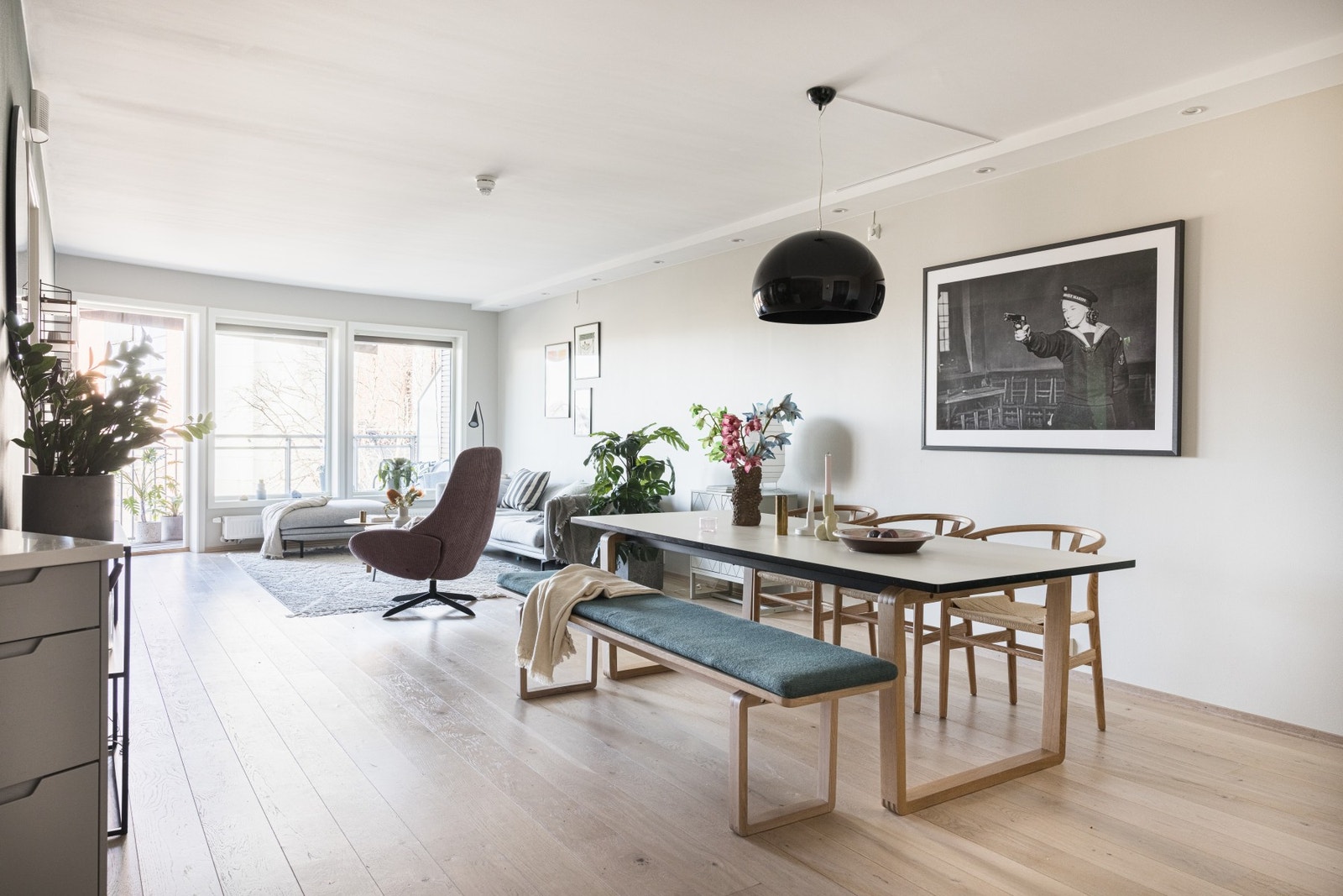 Moderne innredning. Galleribilde