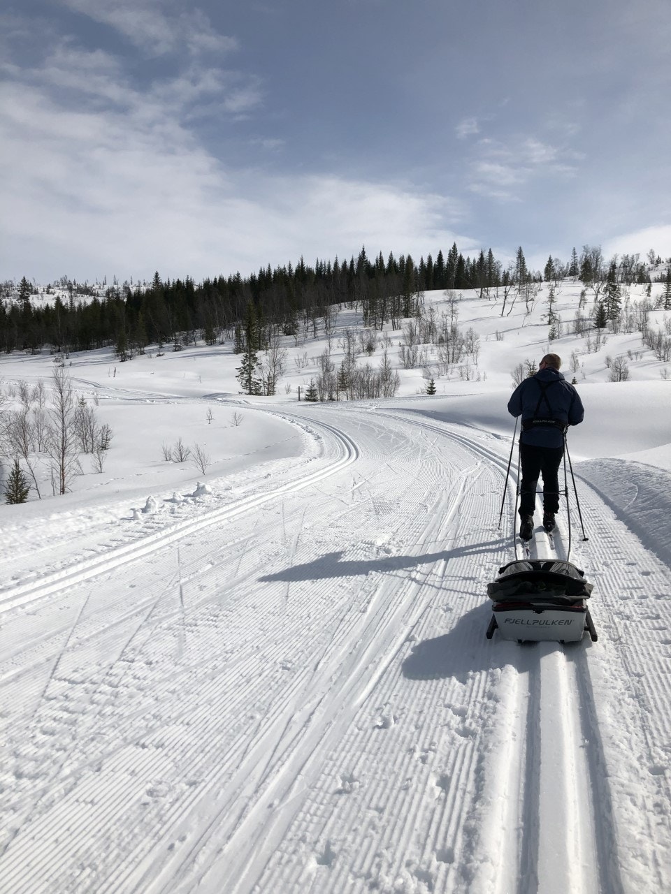 Rett utenfor hytttedøra har du tilgang til et fantastisk løypenett med milevis av skispor. Galleribilde