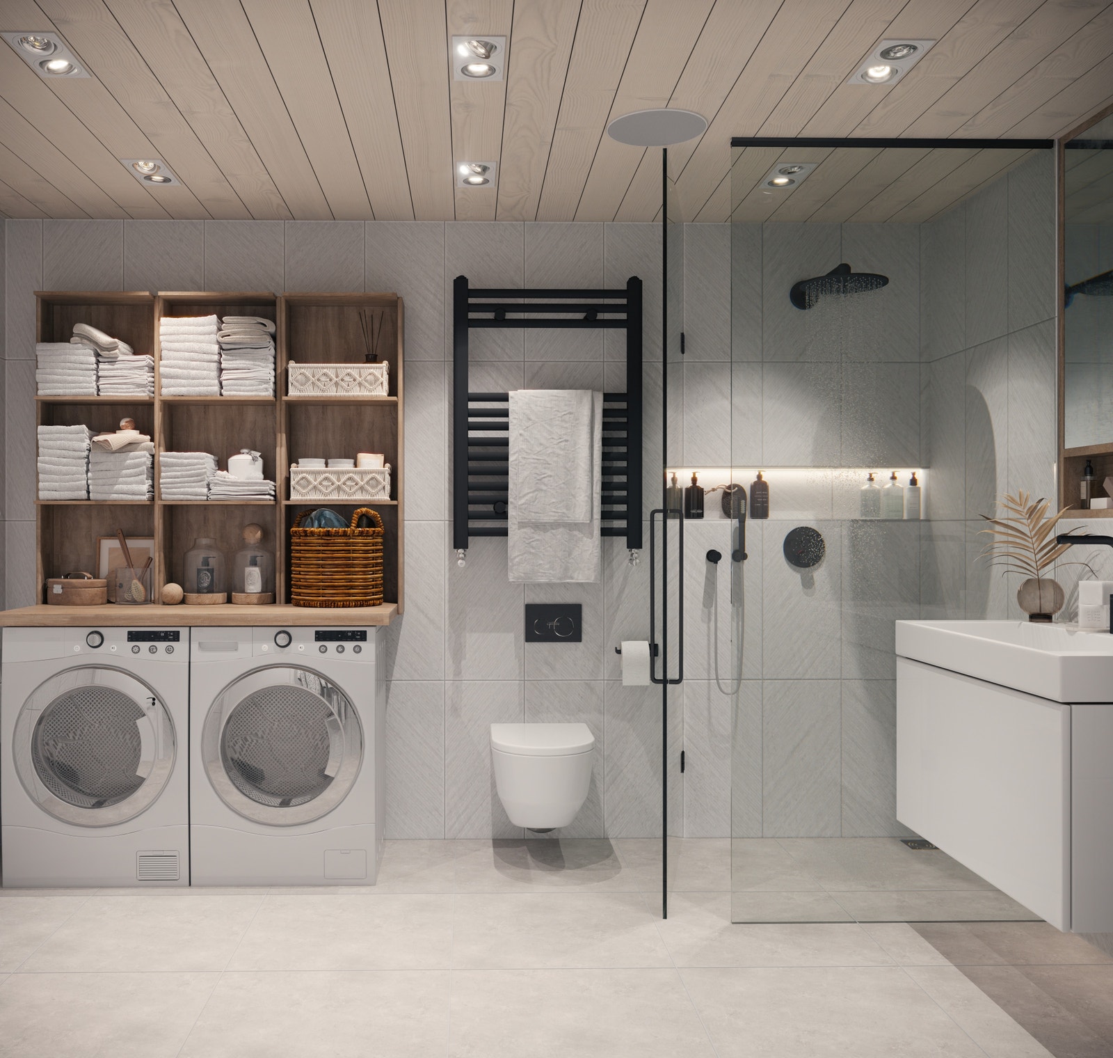 Flotte bad med alle fasiliteter-utformingen varierer fra leilighet til leilighet Galleribilde