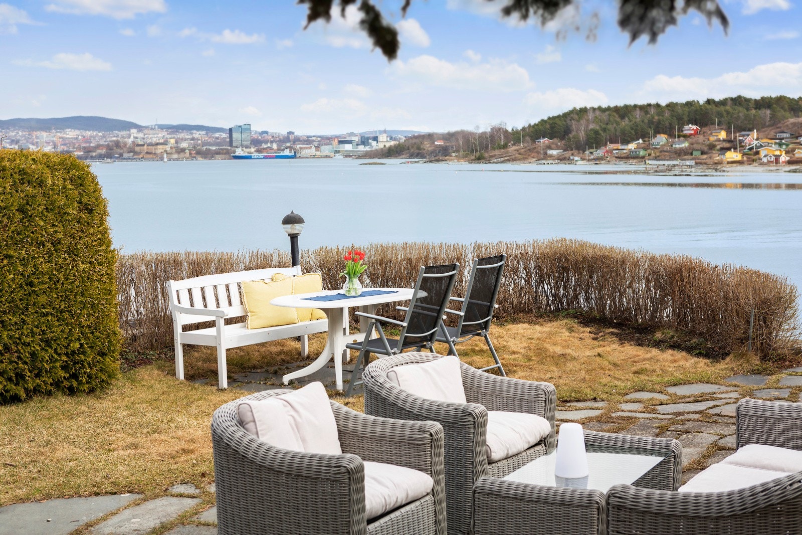 Fra terrassen Galleribilde