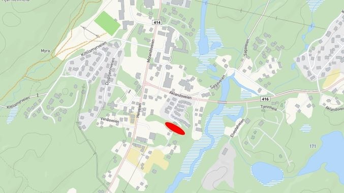 Rødt markert område = Hovet 3 Galleribilde