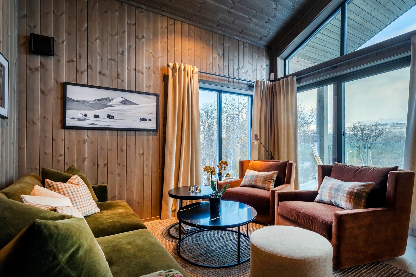 Leiligheten har et bruksareal på 100 kvm fordelt over to etasjer. Galleribilde