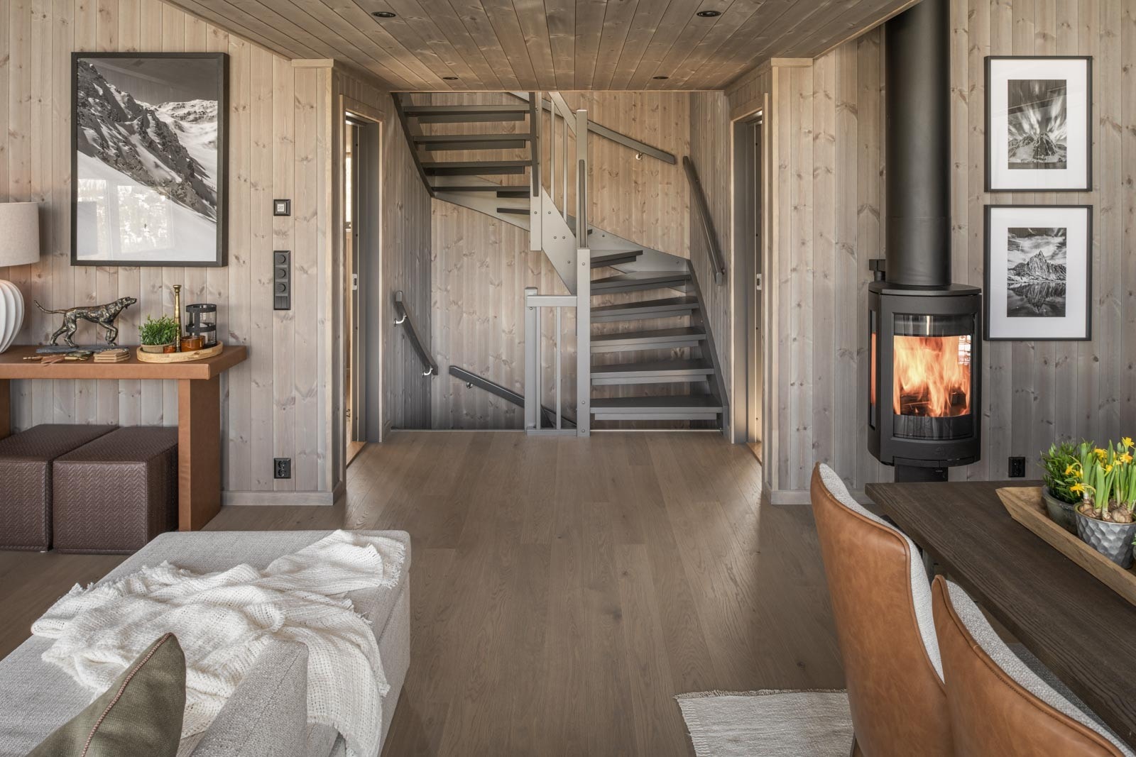 Soverom på begge sider av trapperommet Galleribilde