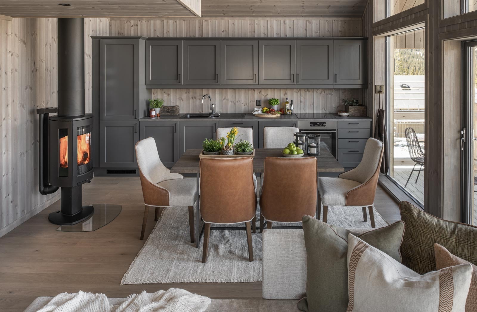 Stue/kjøkken Galleribilde