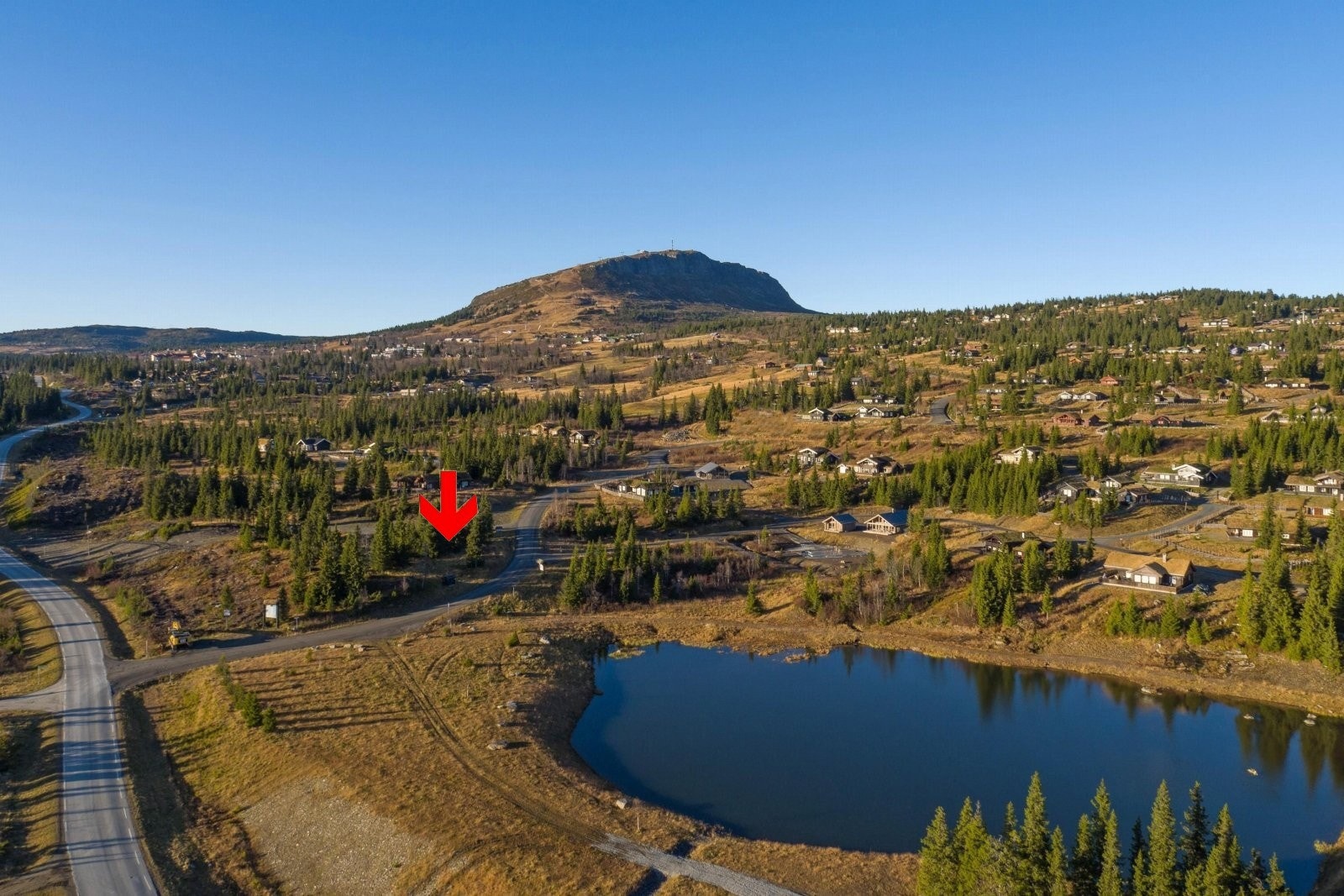 Hyttetomta ligger veldig flott til på populære Skeikampen! Galleribilde