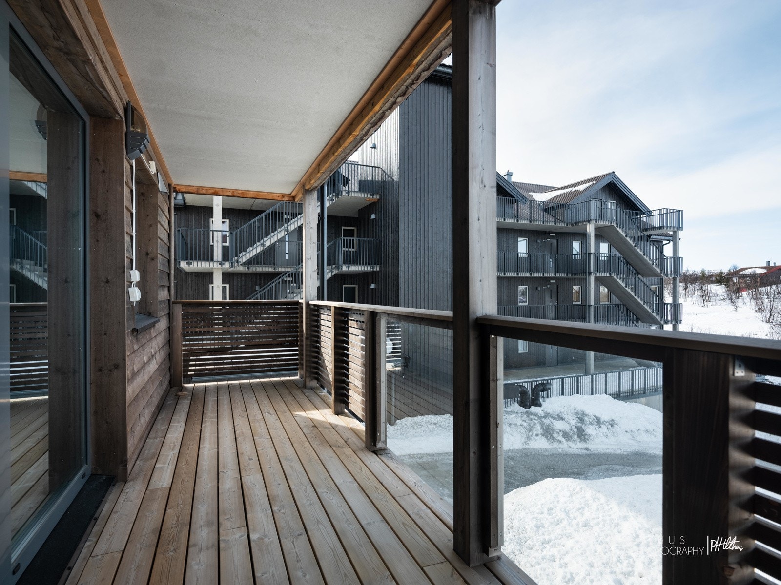 God plass på altan Galleribilde