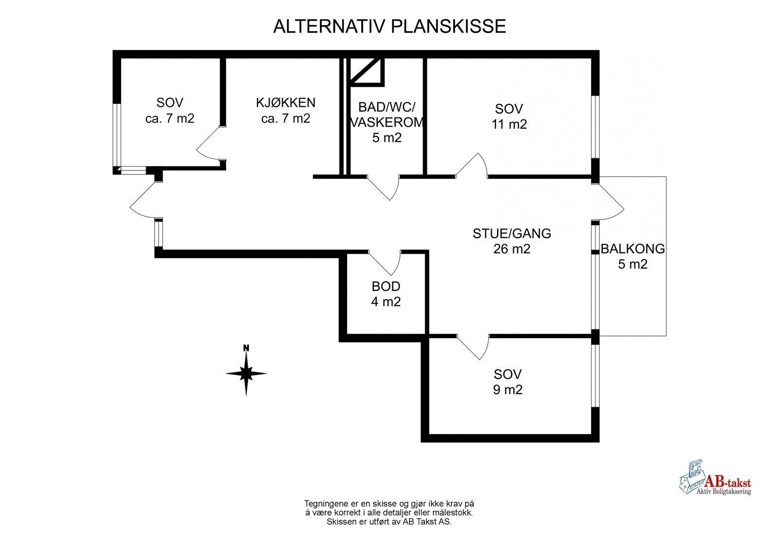 Alternativ planskisse Galleribilde