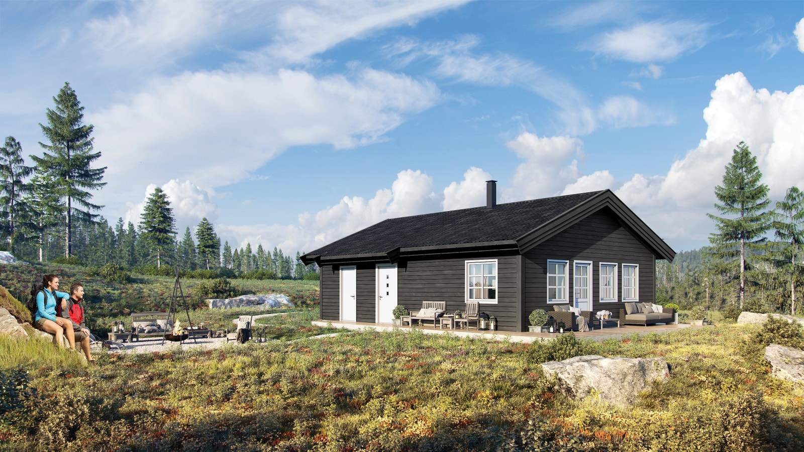 RO - sommer (illustrason) Galleribilde