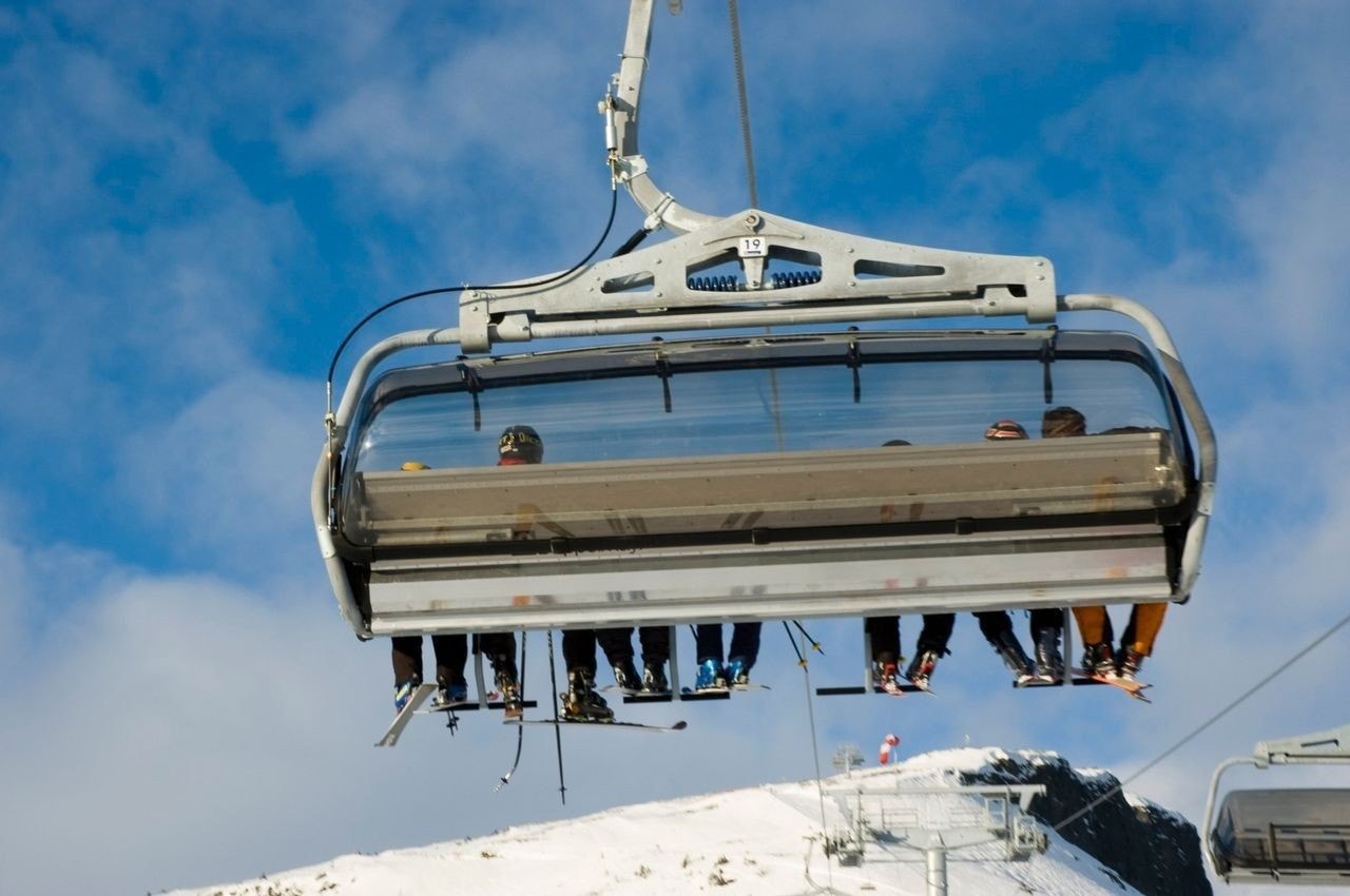 Stolheisen opp til toppen av Skeikampen Galleribilde