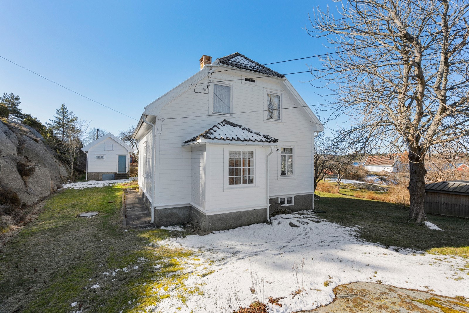 Huset ved inngangspartiet Galleribilde
