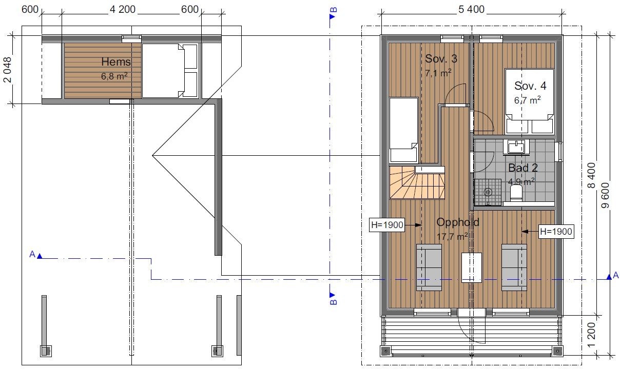 Skogstjerne 2 etg. Galleribilde