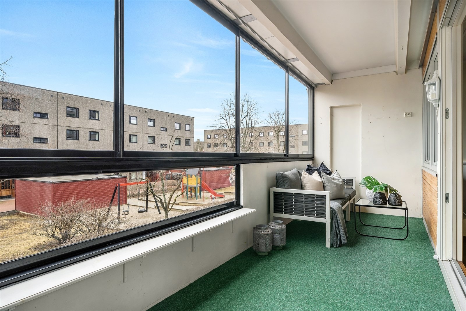 Innglassing gir deg et rom med muligheter. Et hobbyrom? Eller en plass du kan så og dyrke grønnsaker, eller blomster. Galleribilde