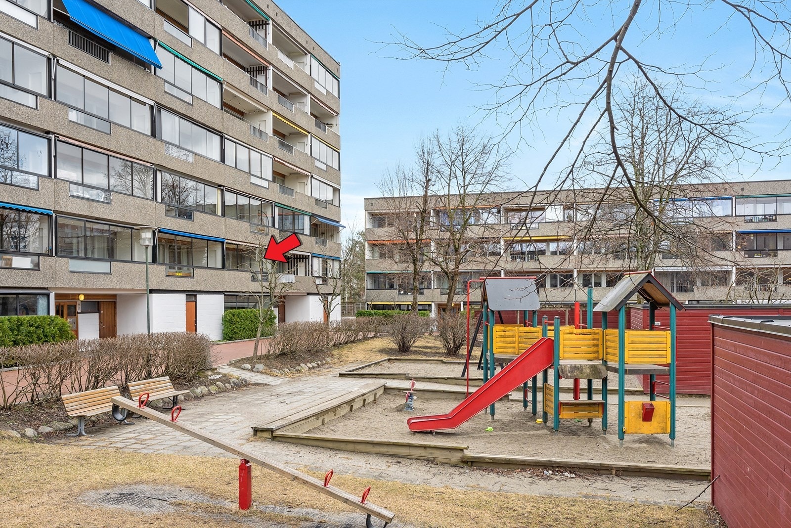 Lekeplass rett utenfor Galleribilde