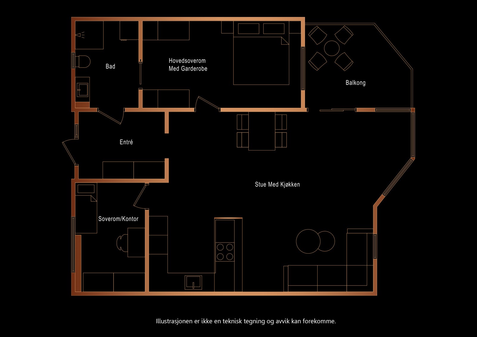 Planskisse Galleribilde