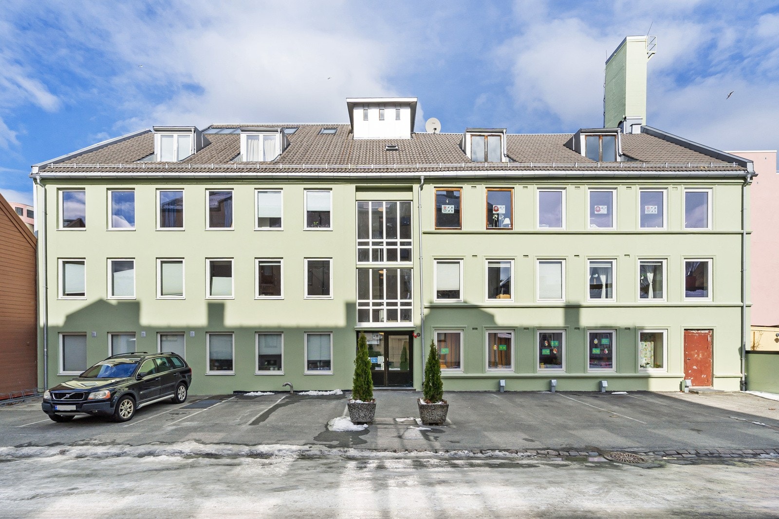 Sameiet har i 2021 gjennomført oppgraderinger av fasade Galleribilde