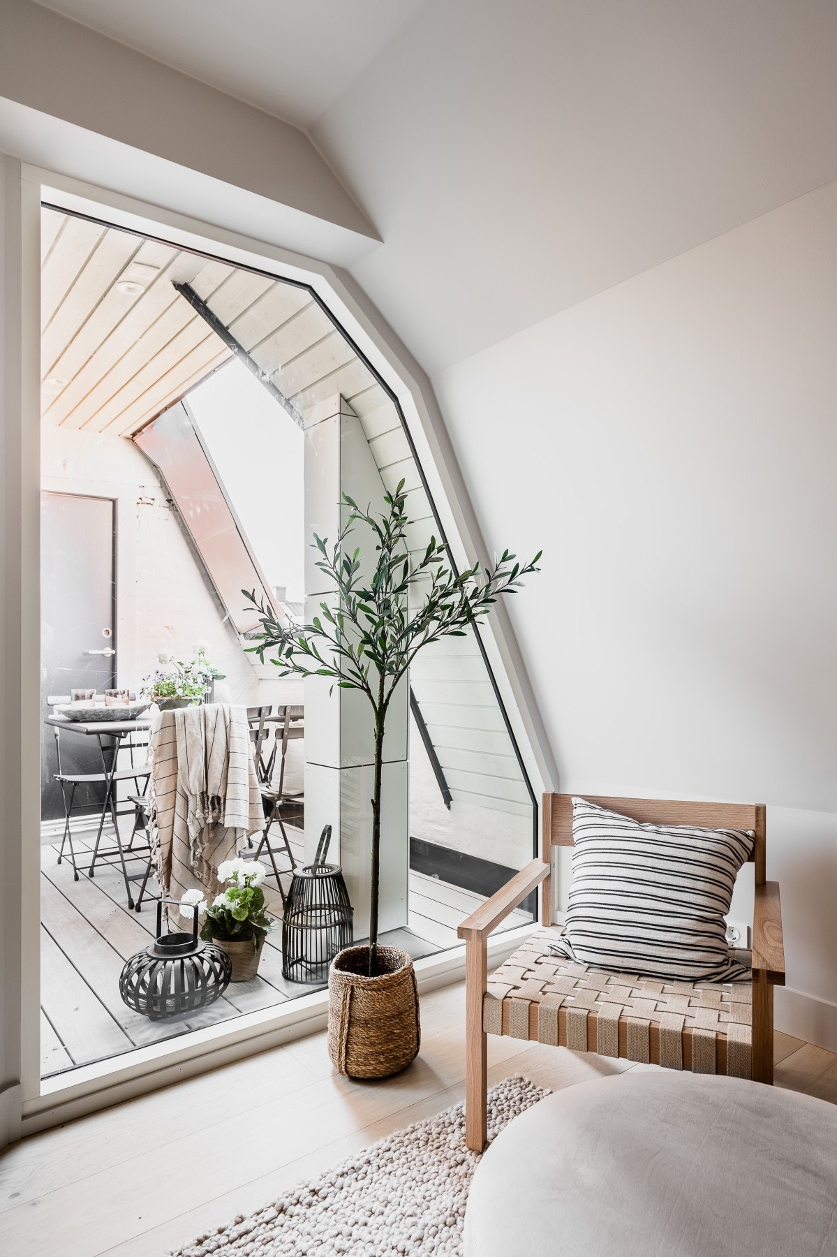 Gode lysforhold via terrassedørene. Galleribilde