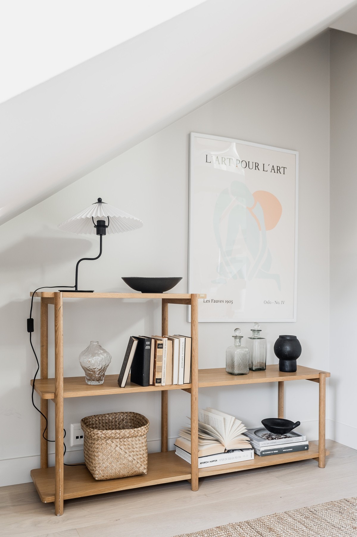 Flott Pergo Svalbard Frost Oak parkett. Galleribilde