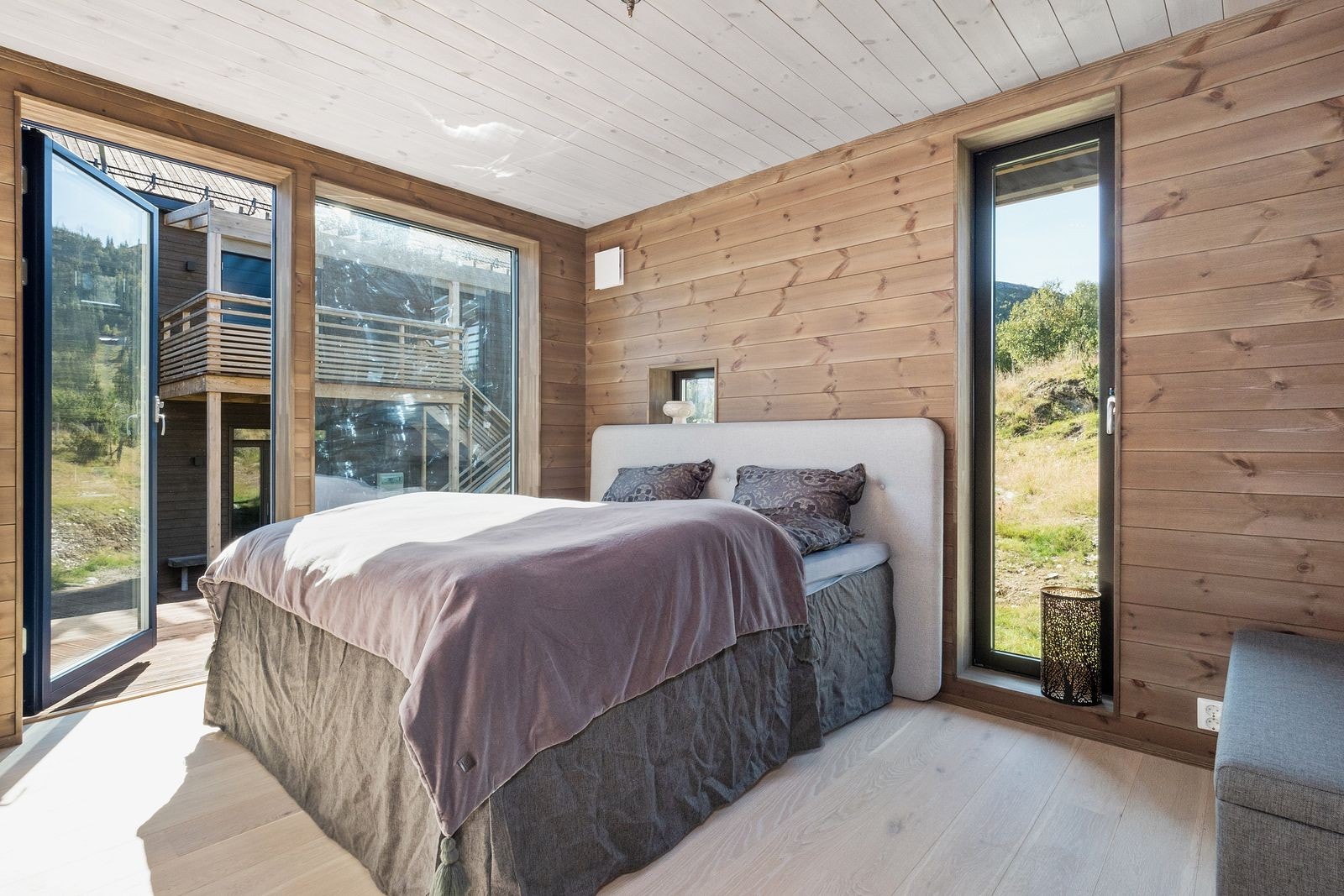 Foto fra ferdigstilt hus på Kvitplassen, her fra leilighet på 89 kvm av type 2. Galleribilde