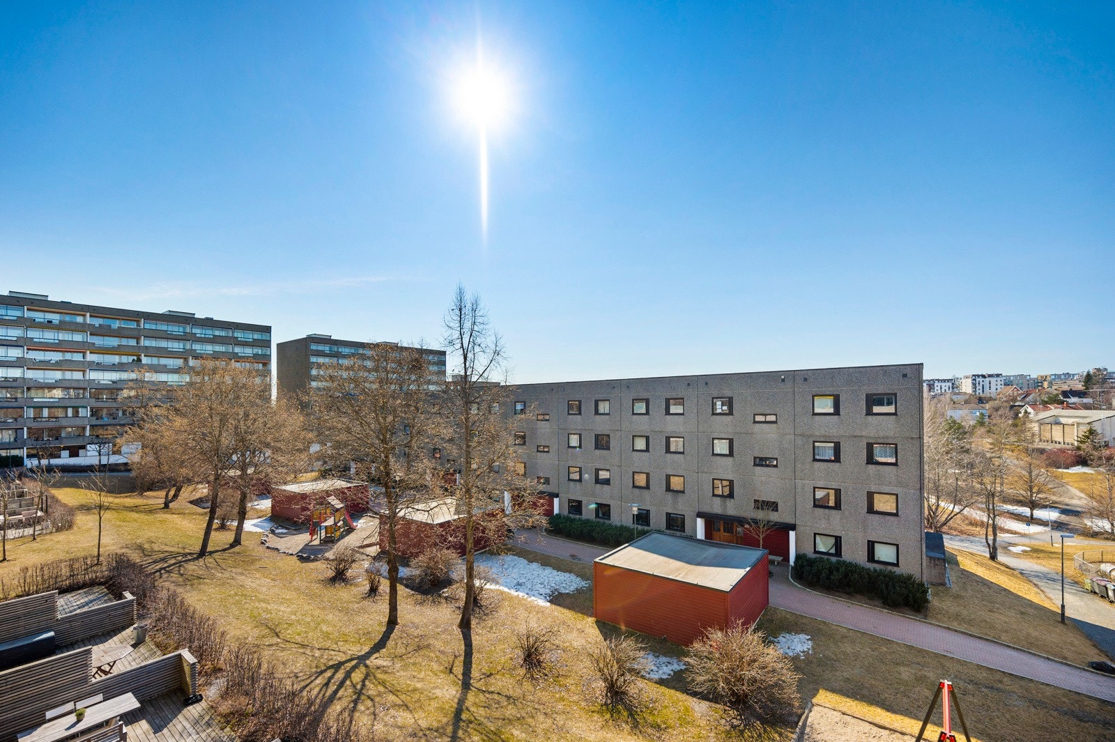 Utsikt fra balkongen. Galleribilde