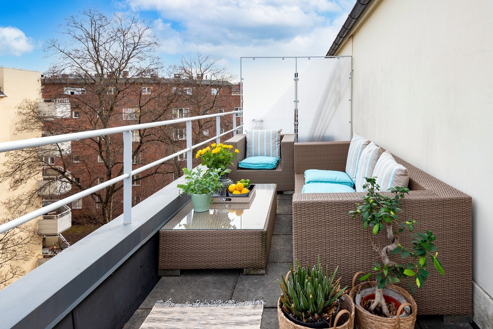 Stor felles takterrasse til bruk for beboerne. Galleribilde