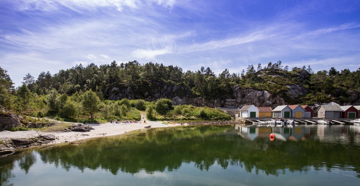 Port Steingard badestrand, foto Jørn Olav Myhre Galleribilde